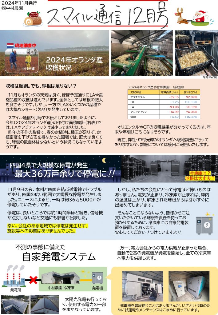 スマイル通信１２月号（2024/12/01）